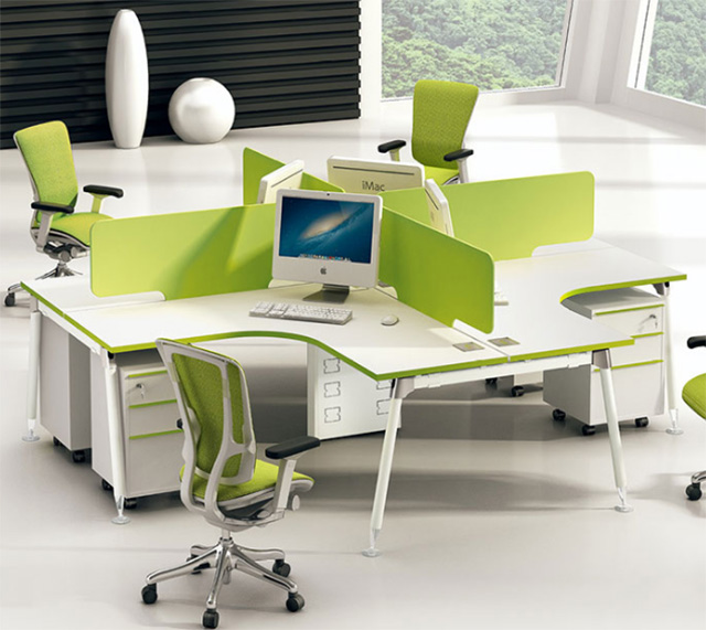 企業(yè)員工常用的辦公桌類型